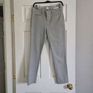 GAP Women's Gray Plaid Trousers